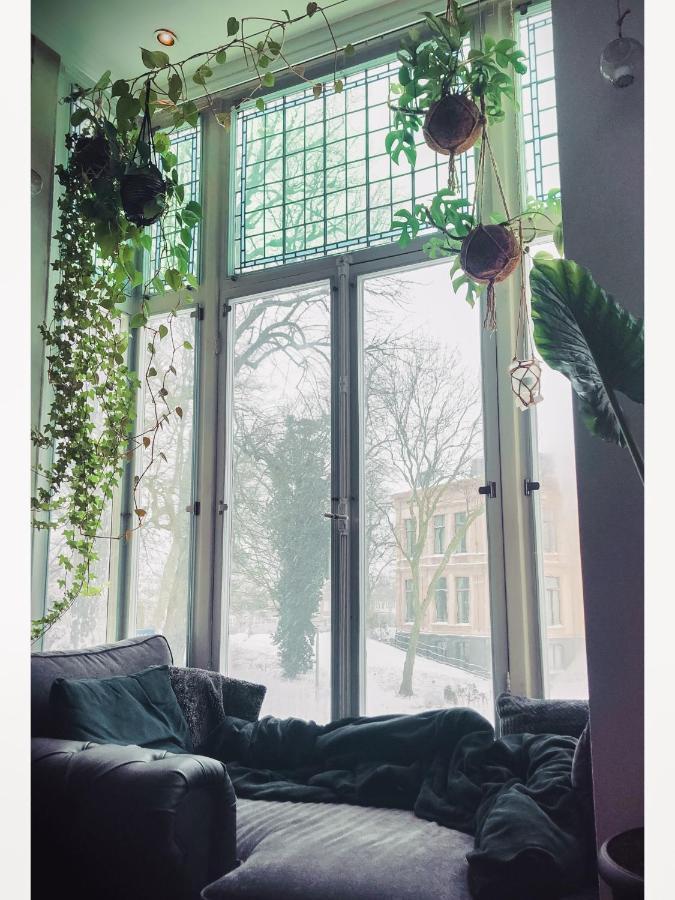 Lovely, 1898 Jugendstil Design Apartment, Old Haarlem City Centre, Fully Renovated With Parkview Near Amsterdam And Zandvoort, Bloemendaal Beach Bagian luar foto